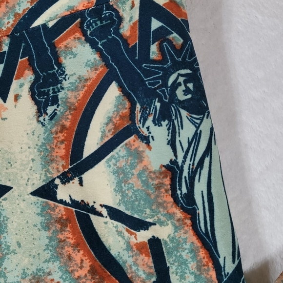 NWOT LuLaRoe TC2 4th of July Leggings - Picture 2 of 6